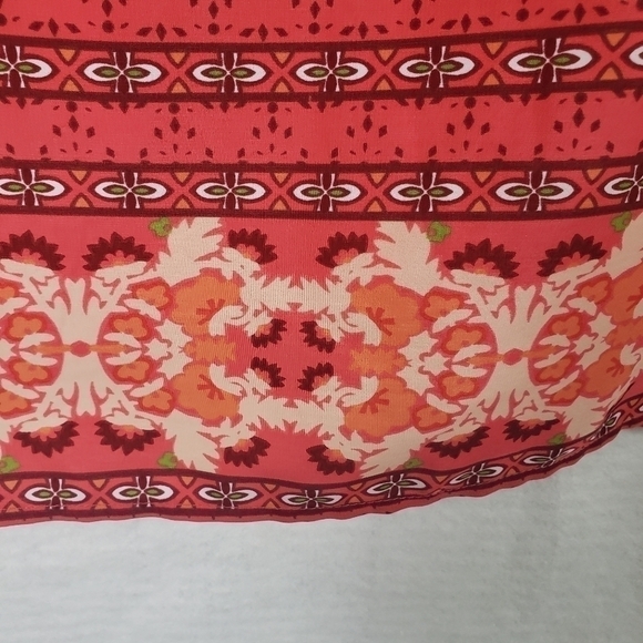 Old Navy Coral Print Sheath Dress Size M - Picture 11 of 11